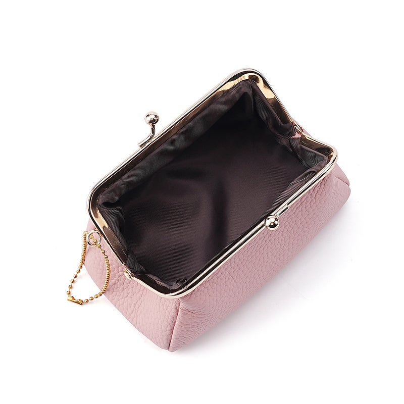 Made New Lipstick Clutch Bag, Fashionable Korean And Japanese Style Cosmetic Bag, Coin Purse, Hand-Held Storage Bag, Genuine Leather - Image 4
